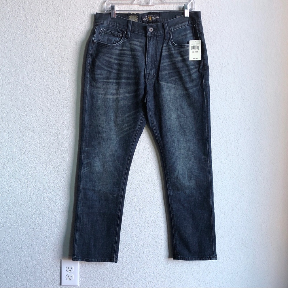 NWT Lucky Brand Mens 410 Athletic Fit Jeans Briny Deep 32 Waist